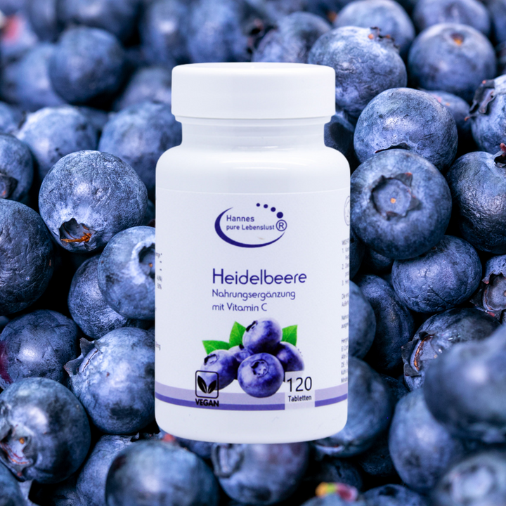Heidelbeere Tabletten - Die blaue Superfrucht